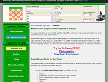 Tablet Screenshot of bingocardprinter.com